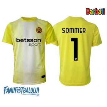 Inter Milan Yann Sommer #1 Portarii Tricou Fotbal Replică 2025-26 Barbati Deplasare